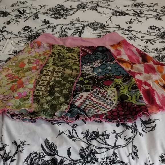 Colorful Patchwork Skirt - Picture 4 of 4